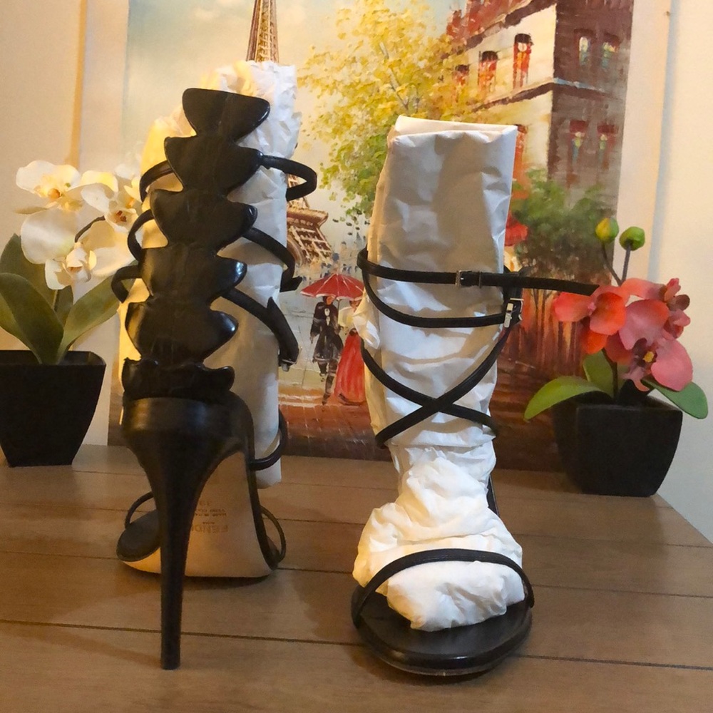 Black Fendi Heels